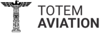 Logo noir Totem Aviation